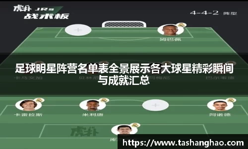 足球明星阵营名单表全景展示各大球星精彩瞬间与成就汇总
